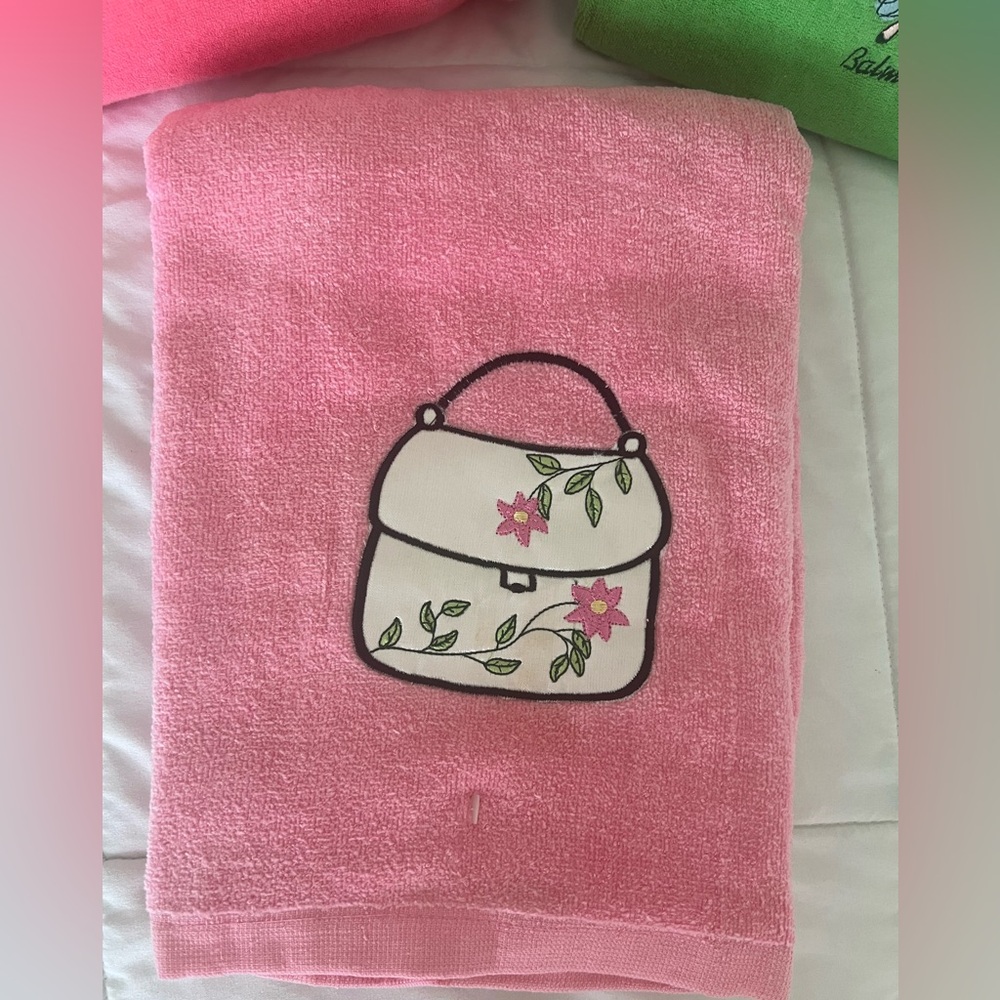 Pink and Green toiletry Accessory Set - Picture 11 of 11